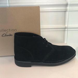 Men’s Black Suede Clark’s